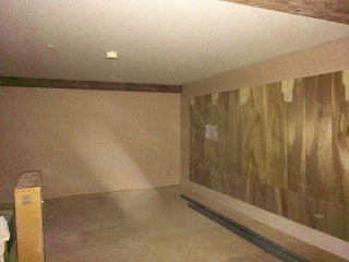 ダンススタジオの鏡の施工