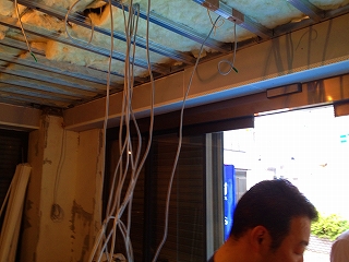 ダンススタジオの電気工事