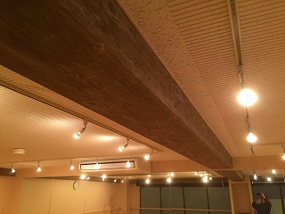 ダンススタジオの照明工事