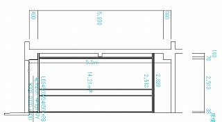 高円寺ダンススタジオ・設計